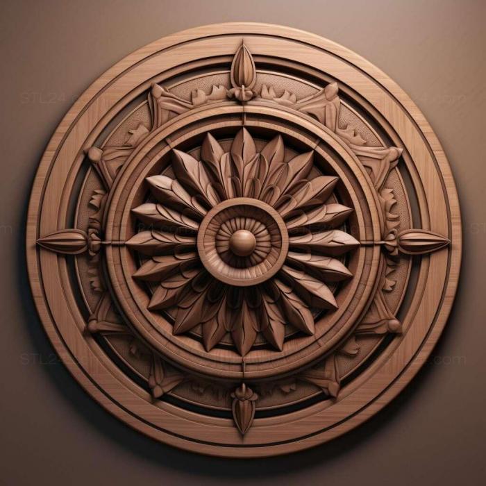 Patterns and decorations (Radial G Racing Revolved 3, PATTERN_2199) 3D models for cnc