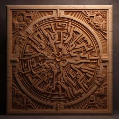 Patterns and decorations stl Acmaeodera labyrinthica 1 3d model