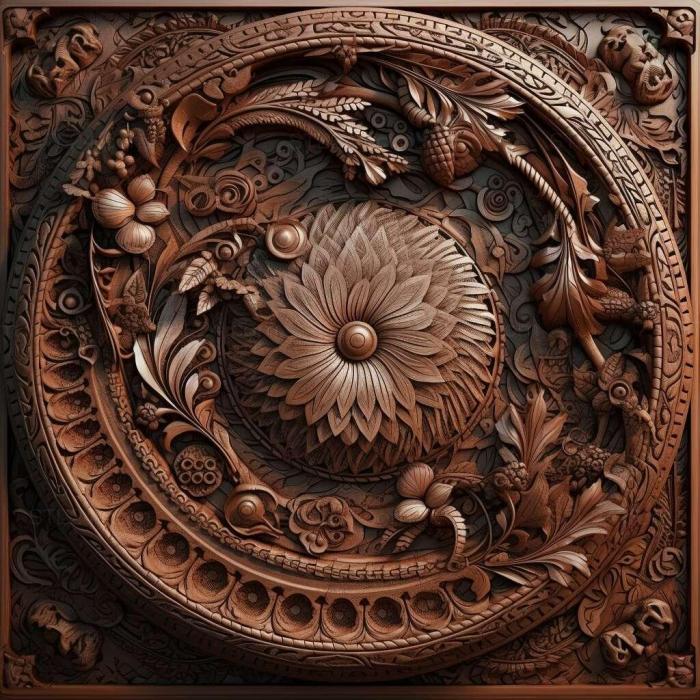 Patterns and decorations (stl intricate stunningly 2, PATTERN_2206) 3D models for cnc