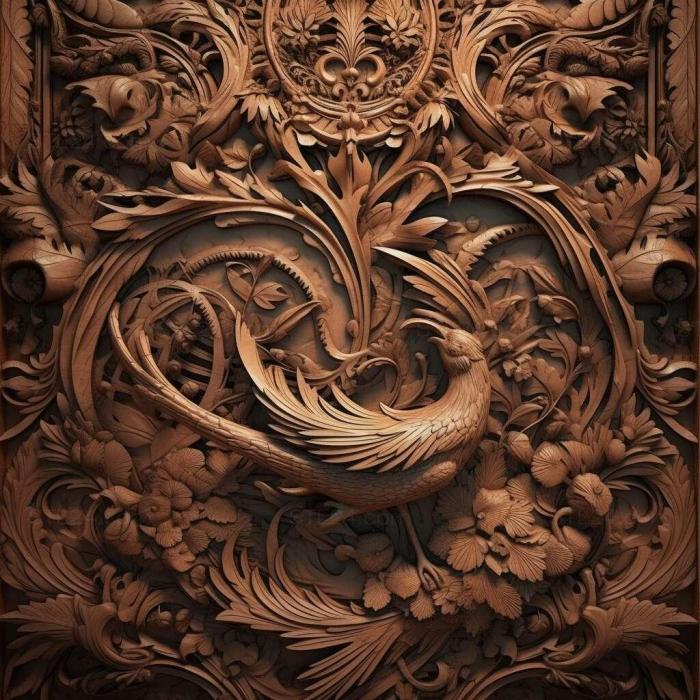Patterns and decorations (stl intricate stunningly 4, PATTERN_2208) 3D models for cnc