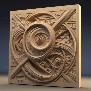 Patterns and decorations stl Olixon testaceum 1 3d model