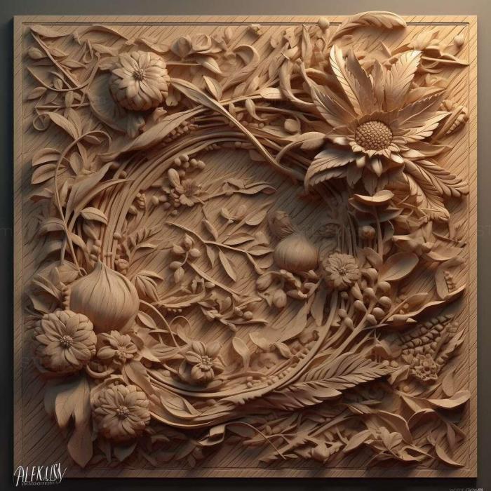 Patterns and decorations (stl Reticulitermes laurae 2, PATTERN_2210) 3D models for cnc