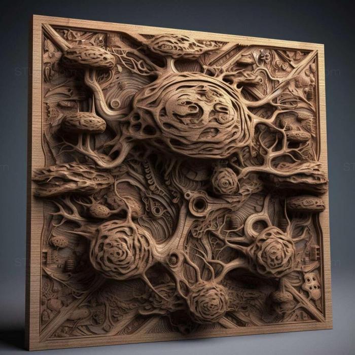 Patterns and decorations (stl Gastrophysa analis 2, PATTERN_2226) 3D models for cnc