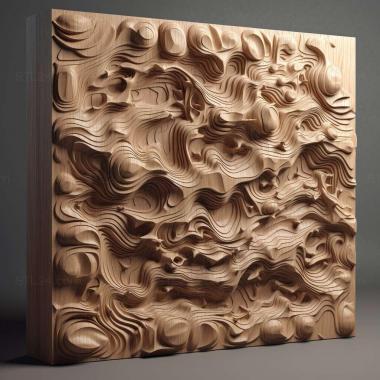 Patterns and decorations stl reaction diffusion 1 3d model