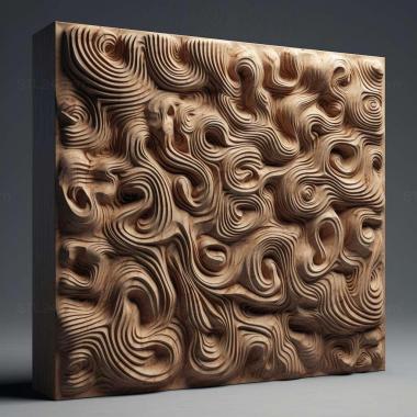 Patterns and decorations stl reaction diffusion 3 3d model