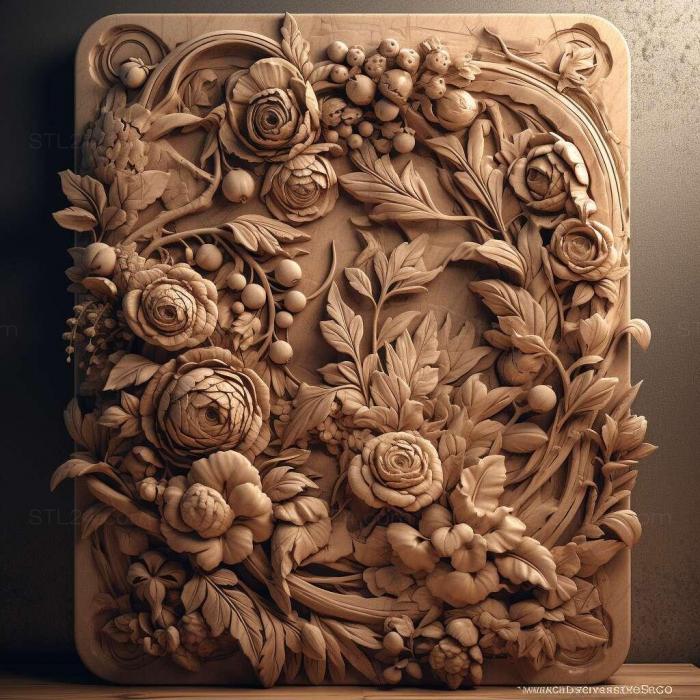 Patterns and decorations (stl Piezobarra brevisensoriata 3, PATTERN_2259) 3D models for cnc