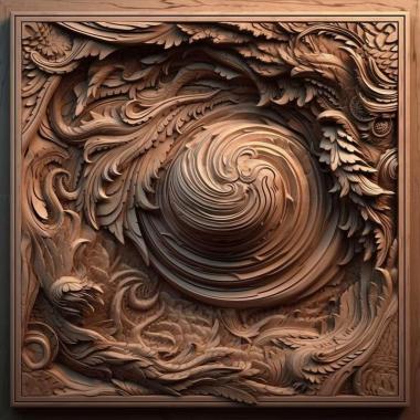 Patterns and decorations stl hyper detailed 1 3d model