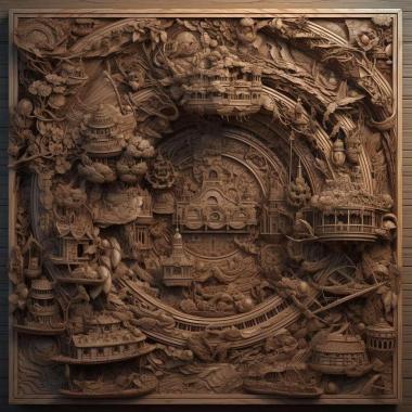 Patterns and decorations stl hyper detailed 2 3d model