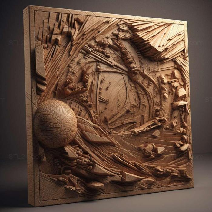 Patterns and decorations (stl Rhadinoscelidia delta 1, PATTERN_2337) 3D models for cnc