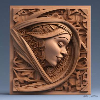 Patterns and decorations stl Jucha squalea 4 3d model