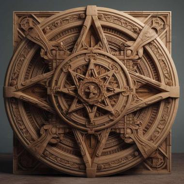 Patterns and decorations stl Pentagonica 1 3d model