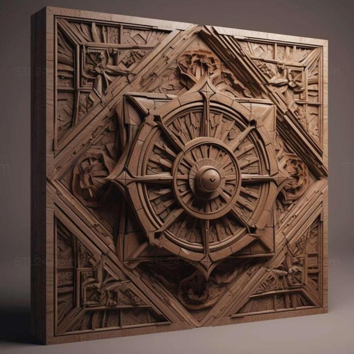 Patterns and decorations (stl Pentagonica 4, PATTERN_2352) 3D models for cnc