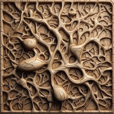 Patterns and decorations stl neural network 4 3d model