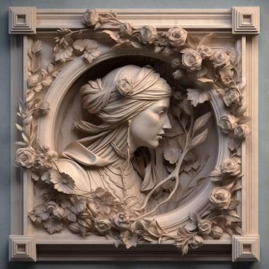 Patterns and decorations stl Grallaria oneilli 3 3d model
