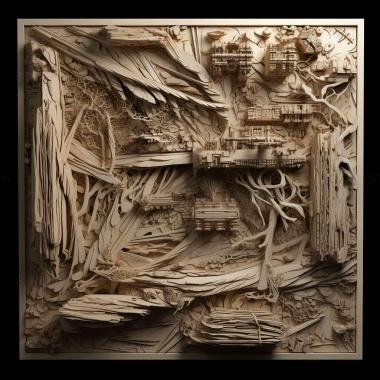 Patterns and decorations stl lebbeus woods 3 3d model