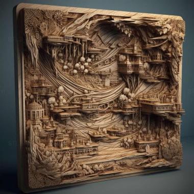 Patterns and decorations stl lebbeus woods 4 3d model