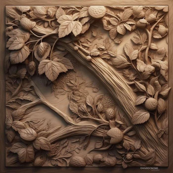 Patterns and decorations (stl Sinodendron 3, PATTERN_2411) 3D models for cnc