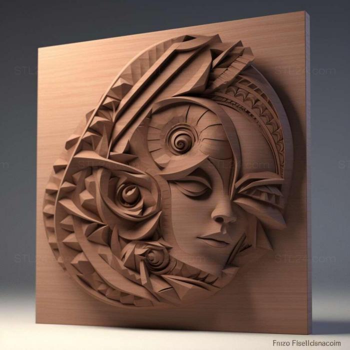 Patterns and decorations (stl Formica forsslundi 3, PATTERN_2415) 3D models for cnc