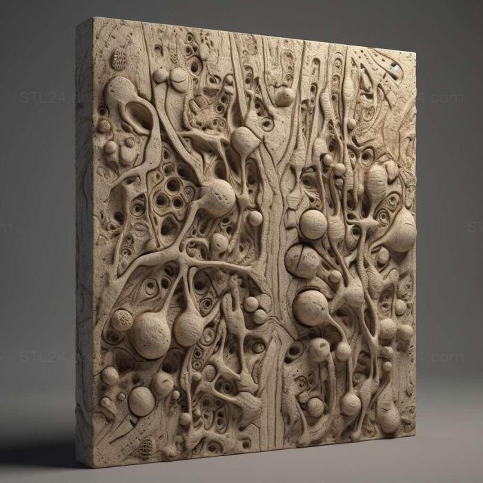 Patterns and decorations (stl Chondrocladia concrescens 1, PATTERN_2445) 3D models for cnc
