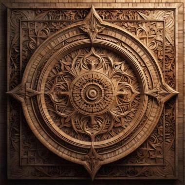 Patterns and decorations stl perfect symmetry 2 3d model