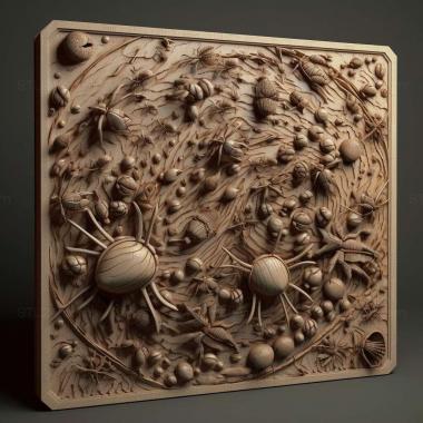 Patterns and decorations stl Formica integroides 1 3d model