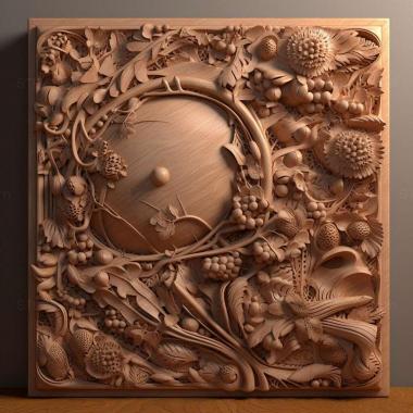 Patterns and decorations stl Formica integroides 3 3d model