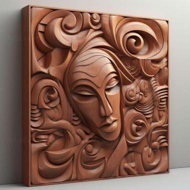 Patterns and decorations stl Formica lemani 2 3d model