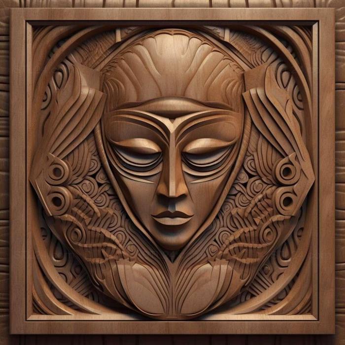 Patterns and decorations (stl Formica lemani 4, PATTERN_2520) 3D models for cnc