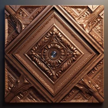 Patterns and decorations Diamond T 980 3 3d model