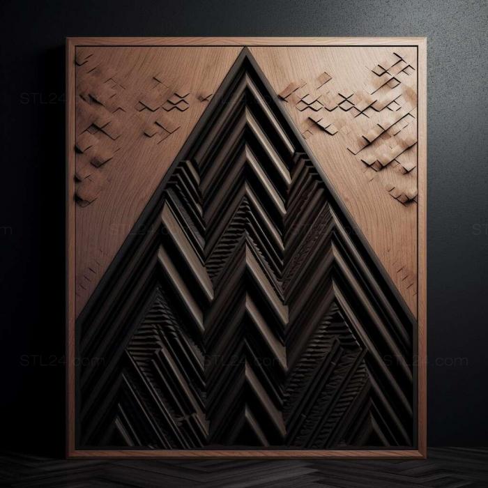 Patterns and decorations (stl black lodge 2, PATTERN_2542) 3D models for cnc