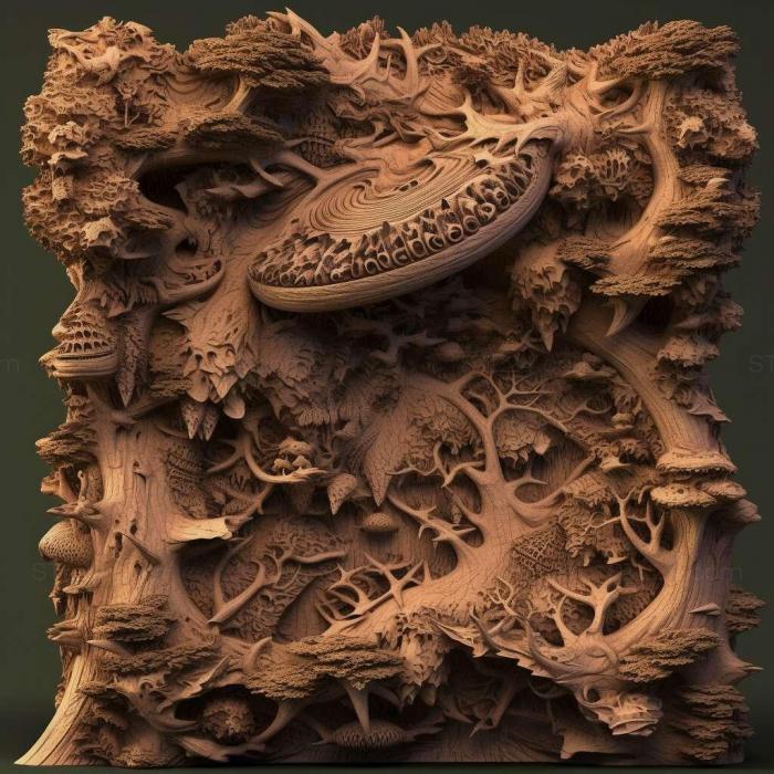 Patterns and decorations (stl Hybristodryinus shan 1, PATTERN_2565) 3D models for cnc