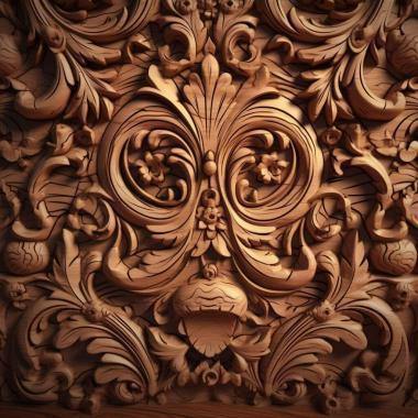 Patterns and decorations stl background rendered 2 3d model