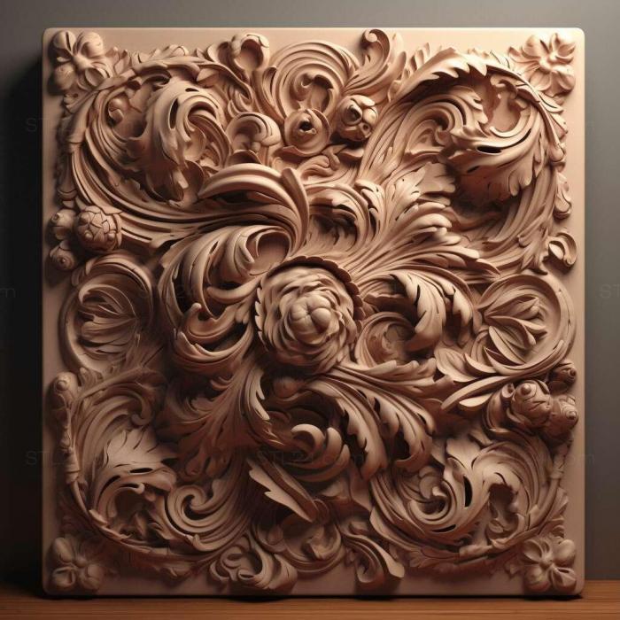 Patterns and decorations (stl Dysderoidea 1, PATTERN_2601) 3D models for cnc