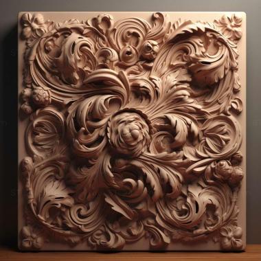 Patterns and decorations stl Dysderoidea 1 3d model