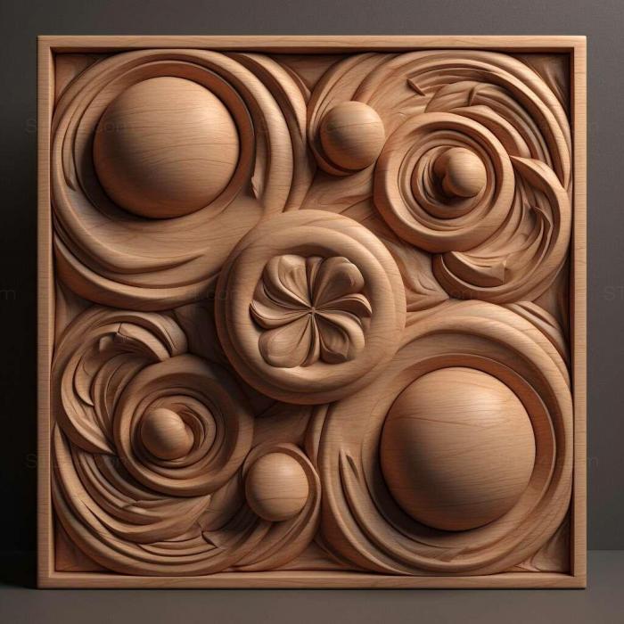Patterns and decorations (stl Formica selysi 4, PATTERN_2632) 3D models for cnc