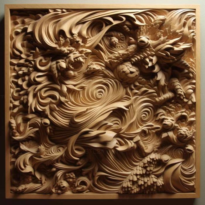 Patterns and decorations (stl Lynn Elzenhans 2, PATTERN_2646) 3D models for cnc