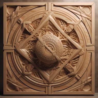 Patterns and decorations stl Geometroidea 1 3d model