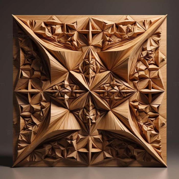 Patterns and decorations (stl Geometroidea 2, PATTERN_2666) 3D models for cnc
