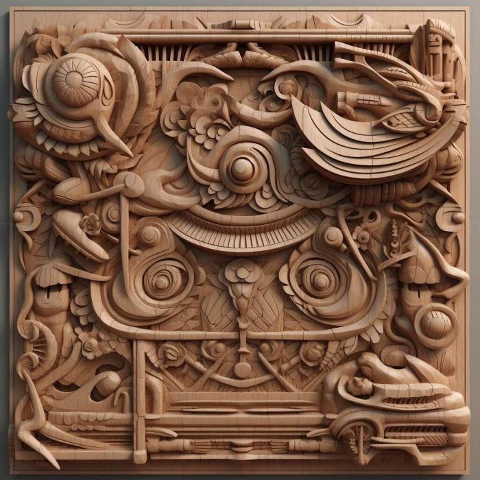 Patterns and decorations (stl architectural design 2, PATTERN_2706) 3D models for cnc