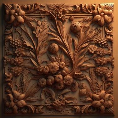 Patterns and decorations stl Micronecta decorata 1 3d model