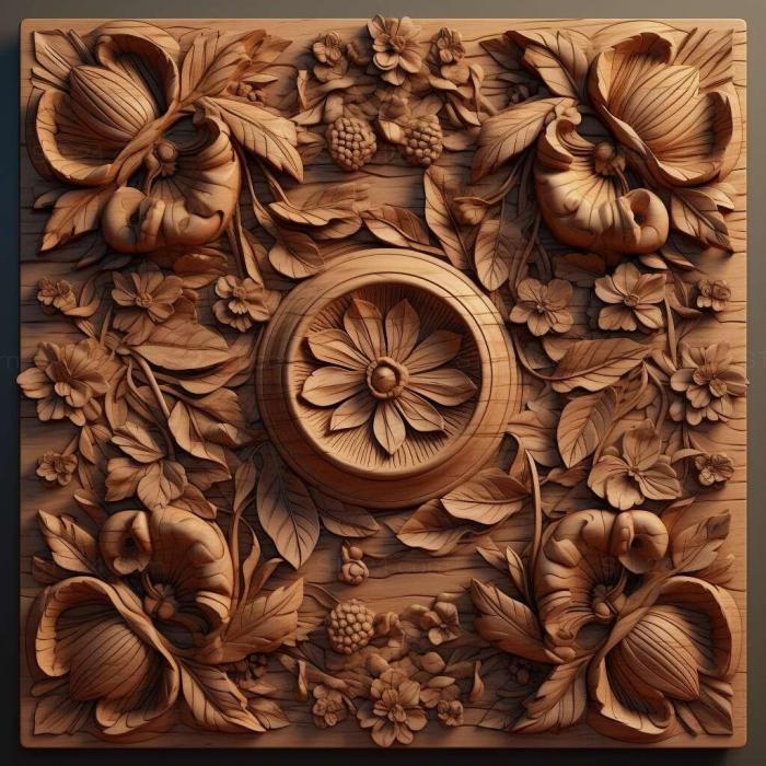 Patterns and decorations (stl pattern category 1, PATTERN_29) 3D models for cnc