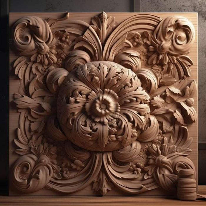 Patterns and decorations (stl design studio 3, PATTERN_291) 3D models for cnc