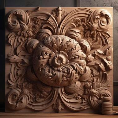 Patterns and decorations stl design studio 3 3d model