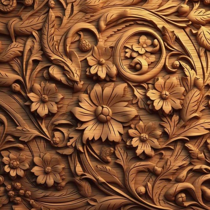 Patterns and decorations (stl pattern category 2, PATTERN_30) 3D models for cnc