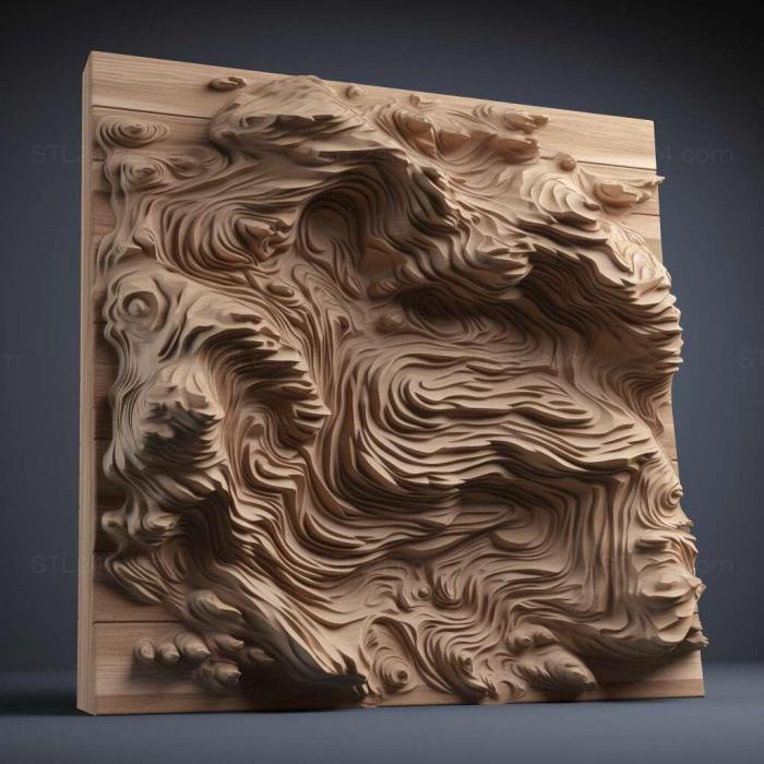 Patterns and decorations (stl Hydrochasma denticum 2, PATTERN_302) 3D models for cnc