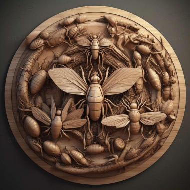 Patterns and decorations stl Centistes auristigma 3 3d model