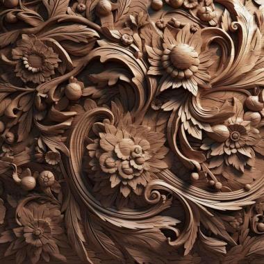 Patterns and decorations stl photorealistic detailed 4 3d model