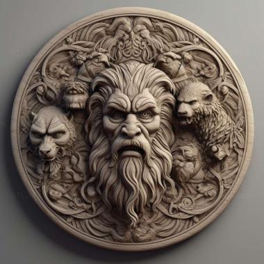 Patterns and decorations stl Sphex argentatissimus 3 3d model
