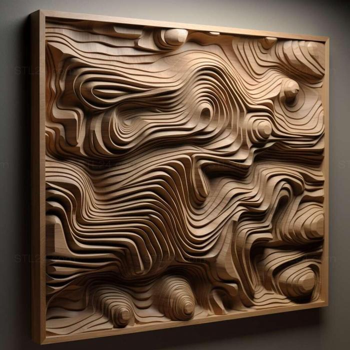 Patterns and decorations (st Barry Nemeth American artist 2, PATTERN_38) 3D models for cnc