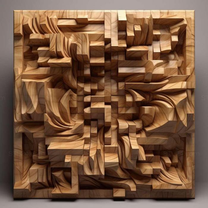 Patterns and decorations (st Barry Nemeth American artist 4, PATTERN_40) 3D models for cnc
